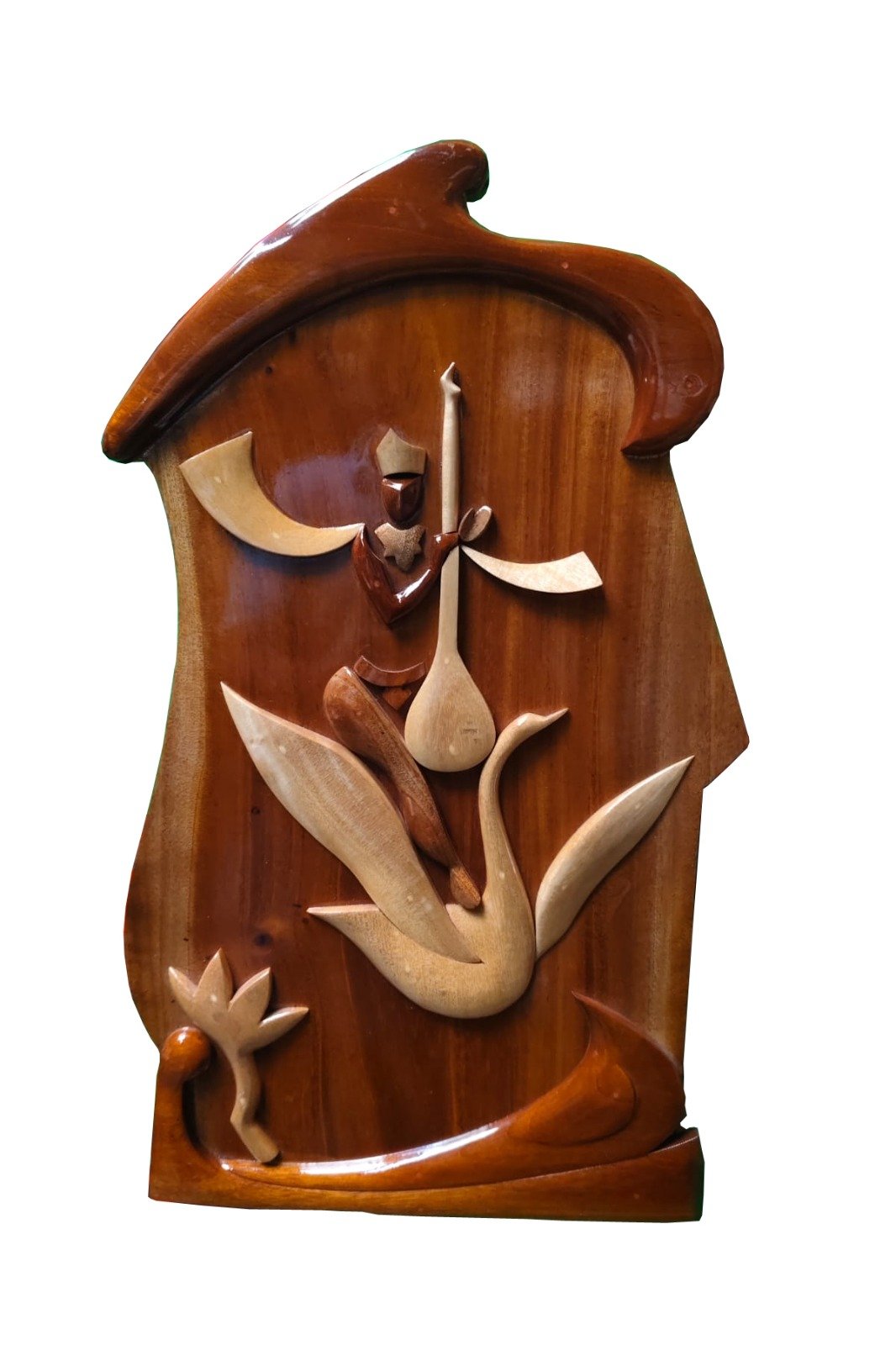 Geometric Wood Mossaic